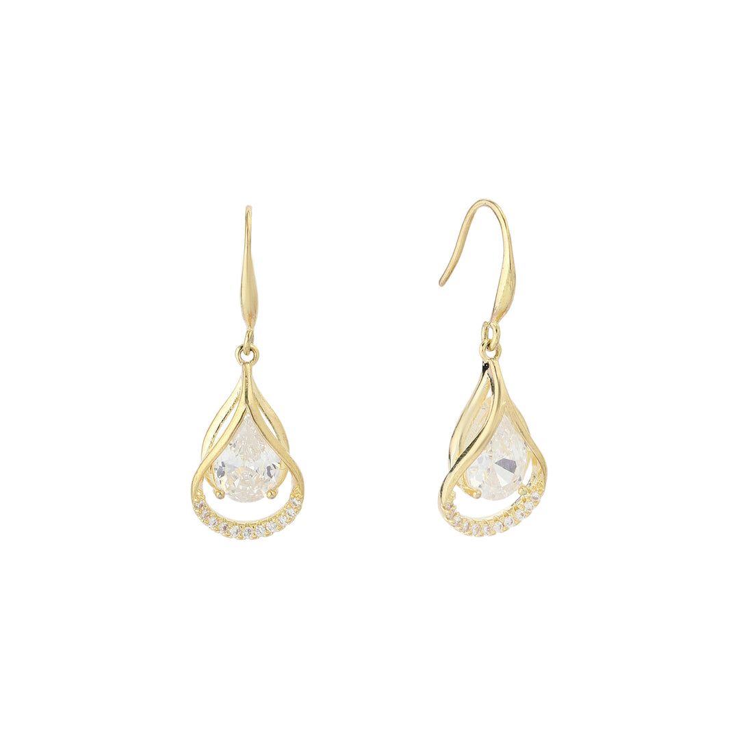 Gilded Tear Glow Earrings