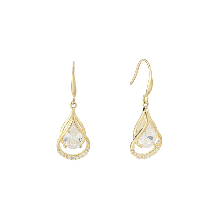 Gilded Tear Glow Earrings
