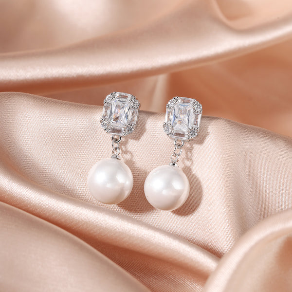 Pearl Prism Drop Earrings
