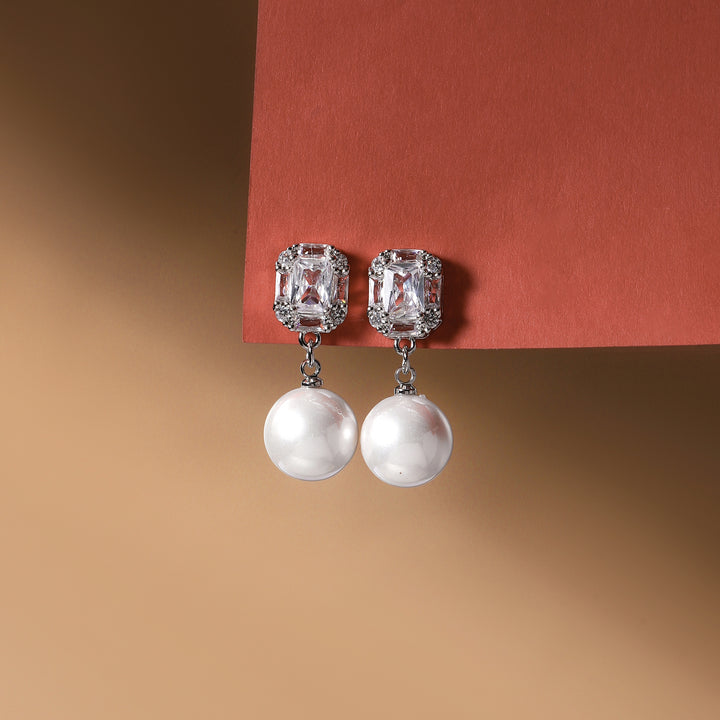 Pearl Prism Drop Earrings