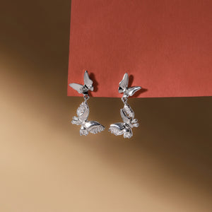 Mariposa Luxe Earrings - Silver