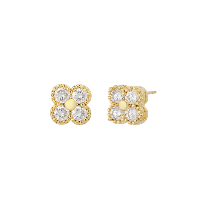 Blossom Lumiere Stud Earrings - Gold