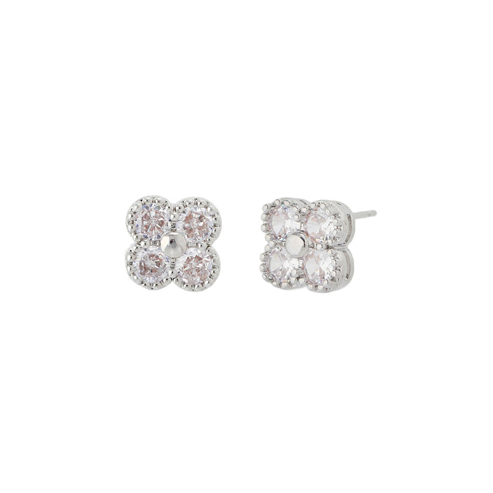 Blossom Lumiere Stud Earrings - Silver