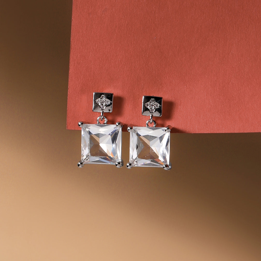 Crystal Pop Drop Earrings