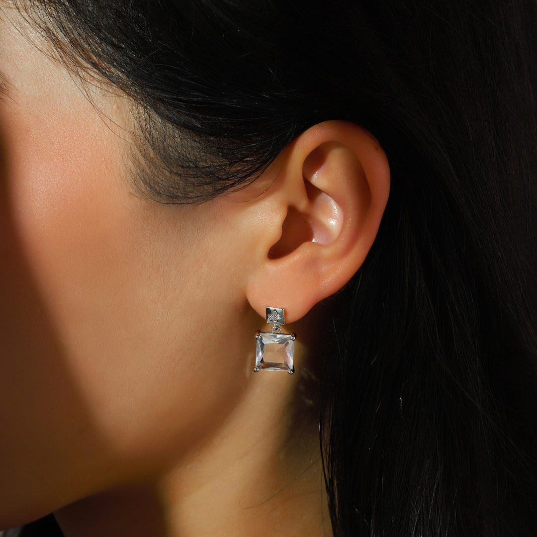 Crystal Pop Drop Earrings