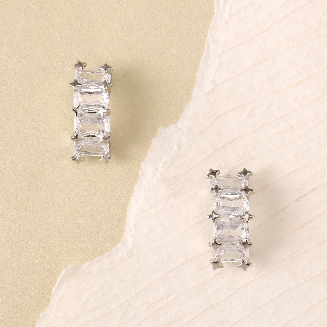Celeste Etoile Crystal Studs Earrings