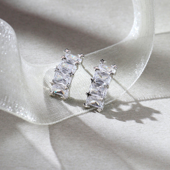 Celeste Etoile Crystal Studs Earrings