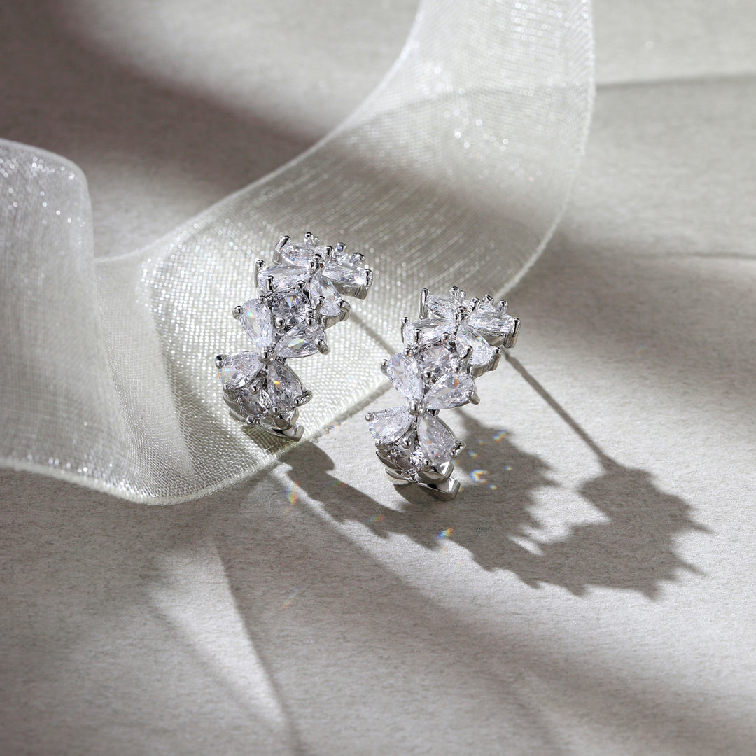 Ice Muse Hoop Earrings