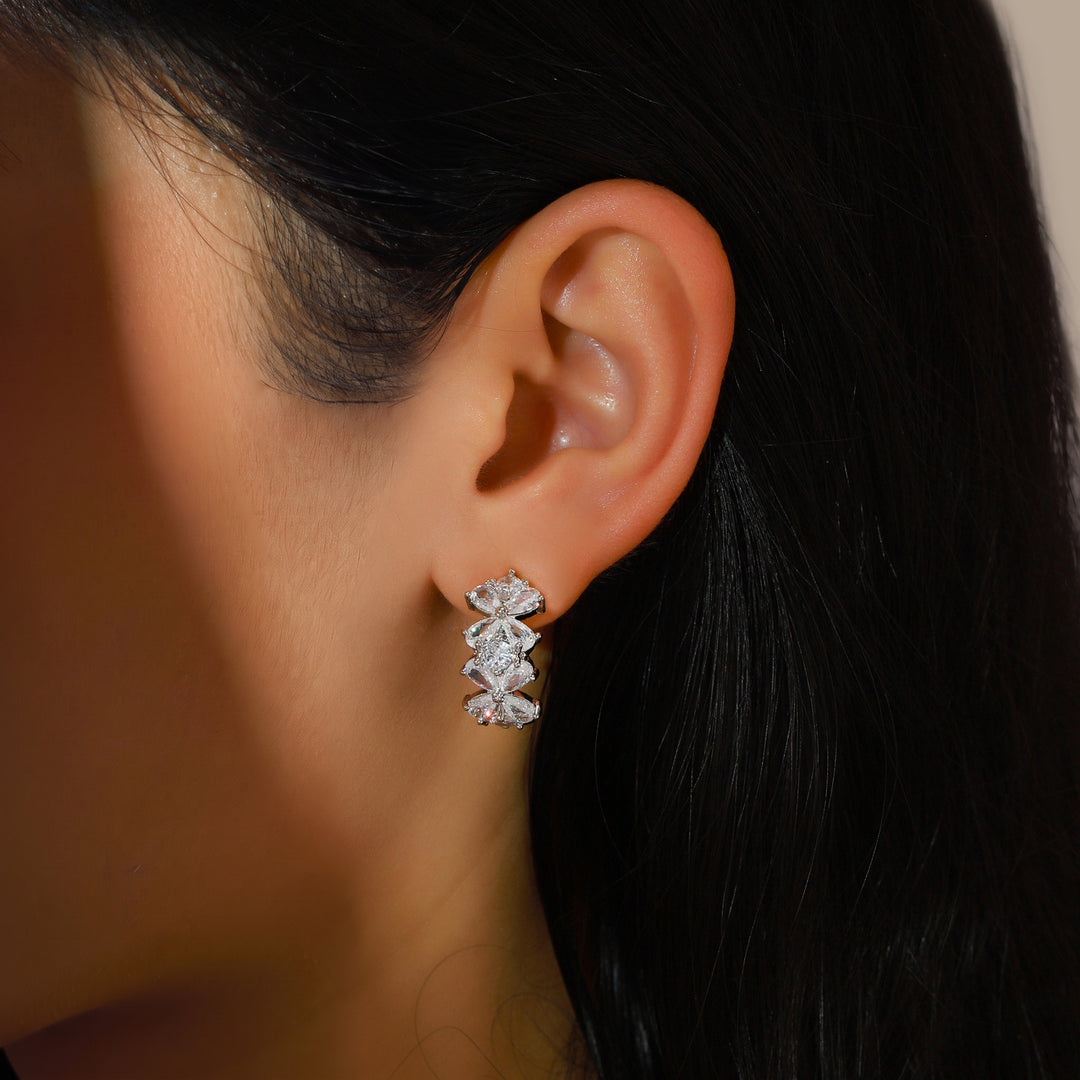 Ice Muse Hoop Earrings
