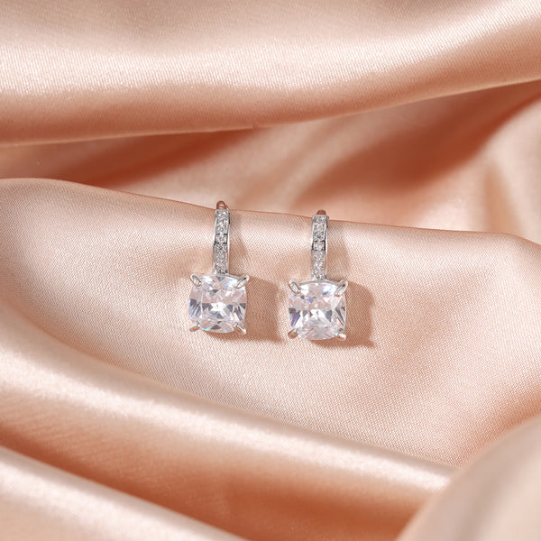 Eclat Solace Crystal Hoops Earrings