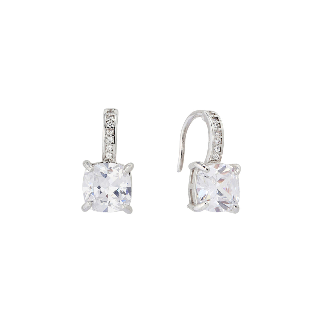 Eclat Solace Crystal Hoops Earrings