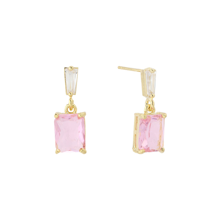 Luma Prism Drop Earrings - Pink