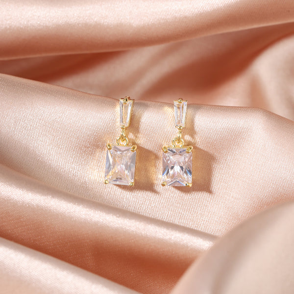 Luma Prism Drop Earrings - Gold