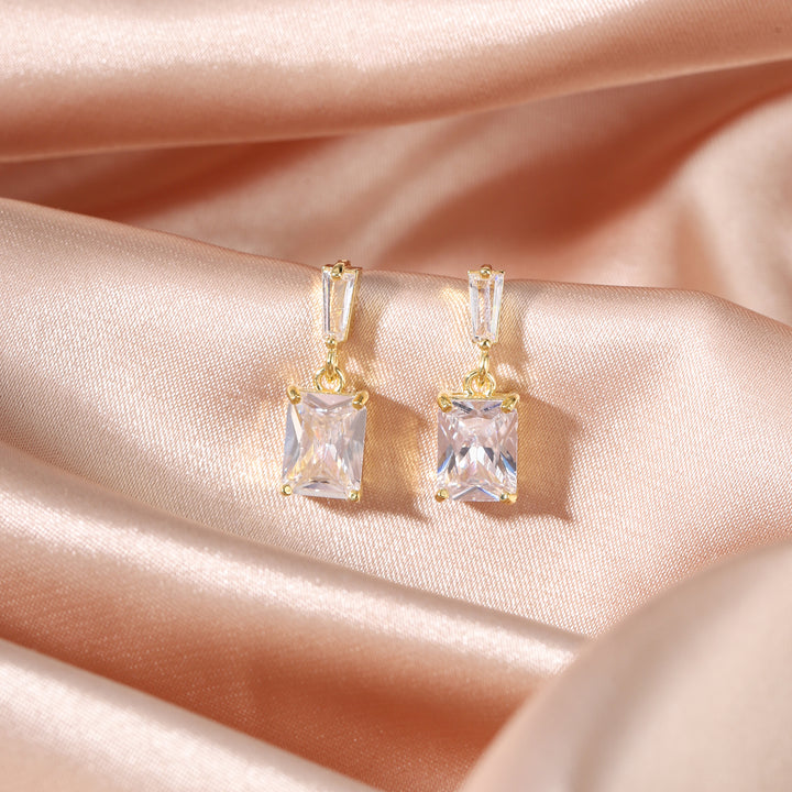 Luma Prism Drop Earrings - Gold