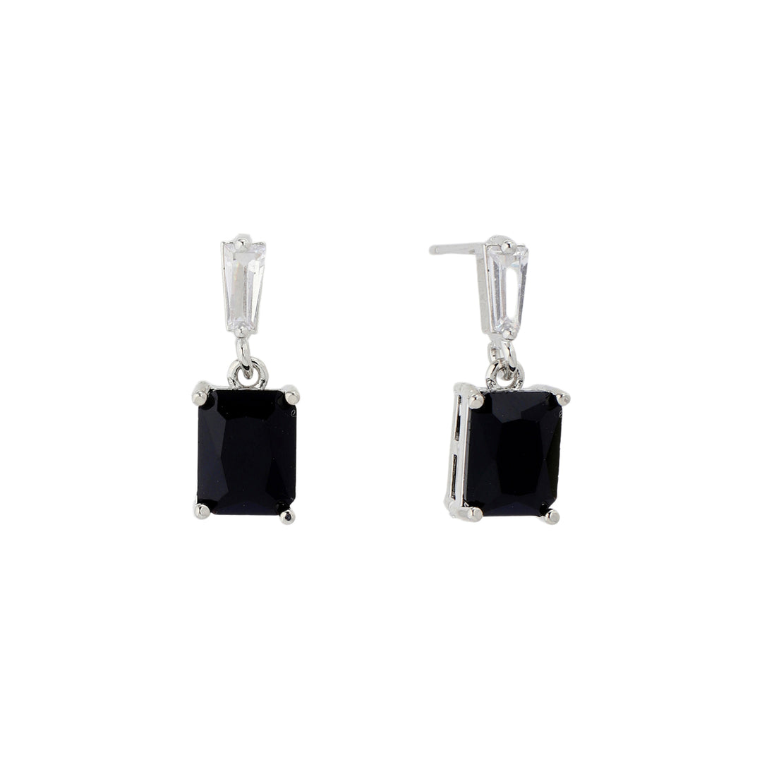 Luma Prism Drop Earrings - Black