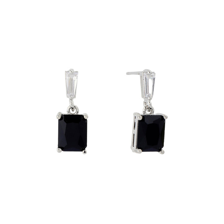 Luma Prism Drop Earrings - Black