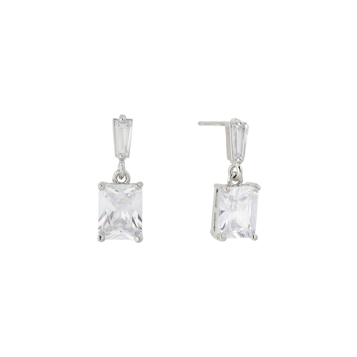 Luma Prism Drop Earrings - Silver