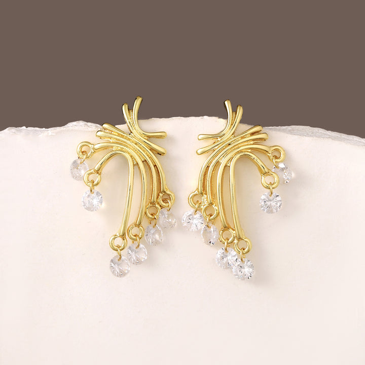 Cosmic Drip Climber Earrings