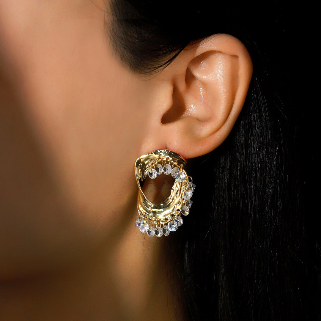Molten Halo Spark Earrings