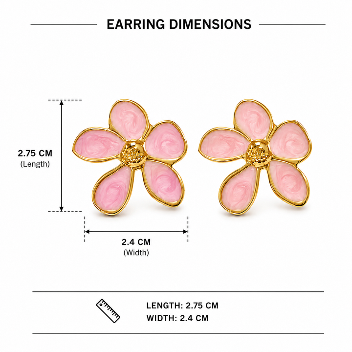 Petal Pop Bloom Studs Earrings