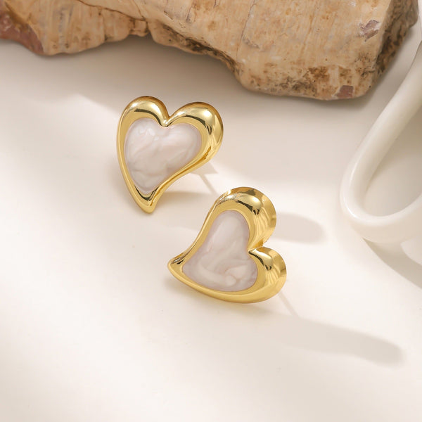 Heartform Sculpt Earrings