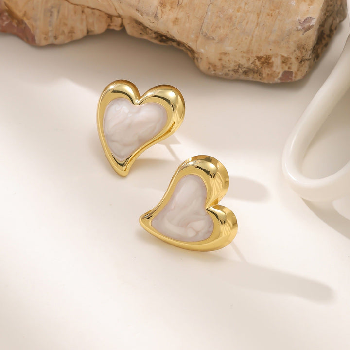 Heartform Sculpt Earrings