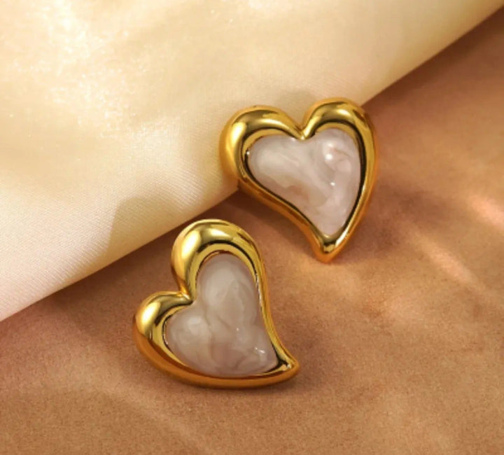 Heartform Sculpt Earrings