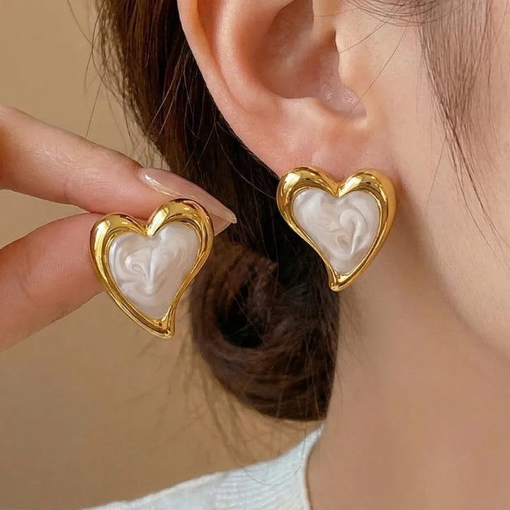 Heartform Sculpt Earrings