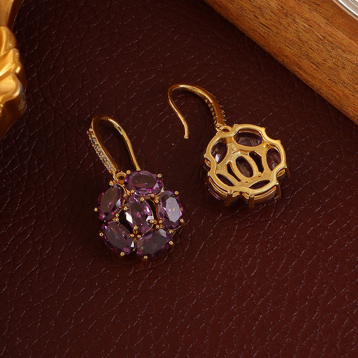 Petal Radiance Cluster Earrings