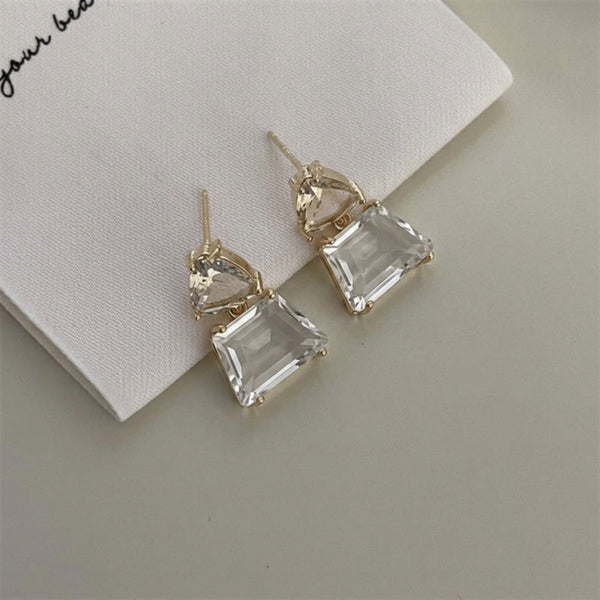 Afterglow Geometric Drop Earrings