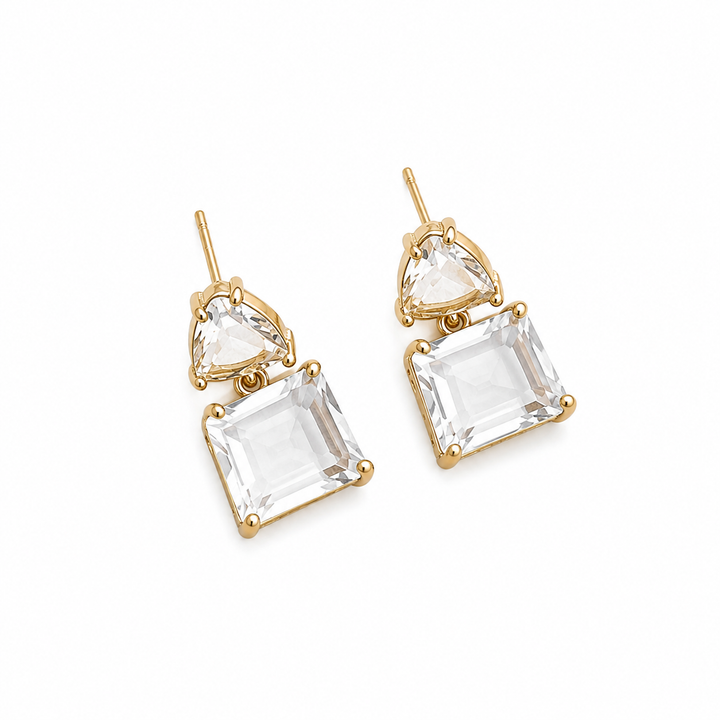 Afterglow Geometric Drop Earrings