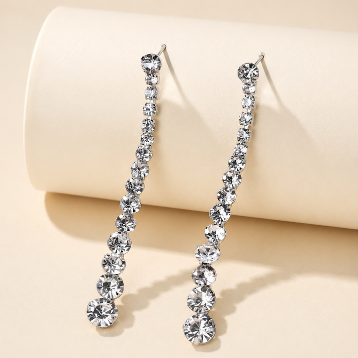 Cascade Gleam Drop Earrings