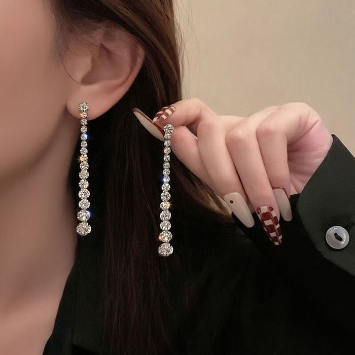 Cascade Gleam Drop Earrings