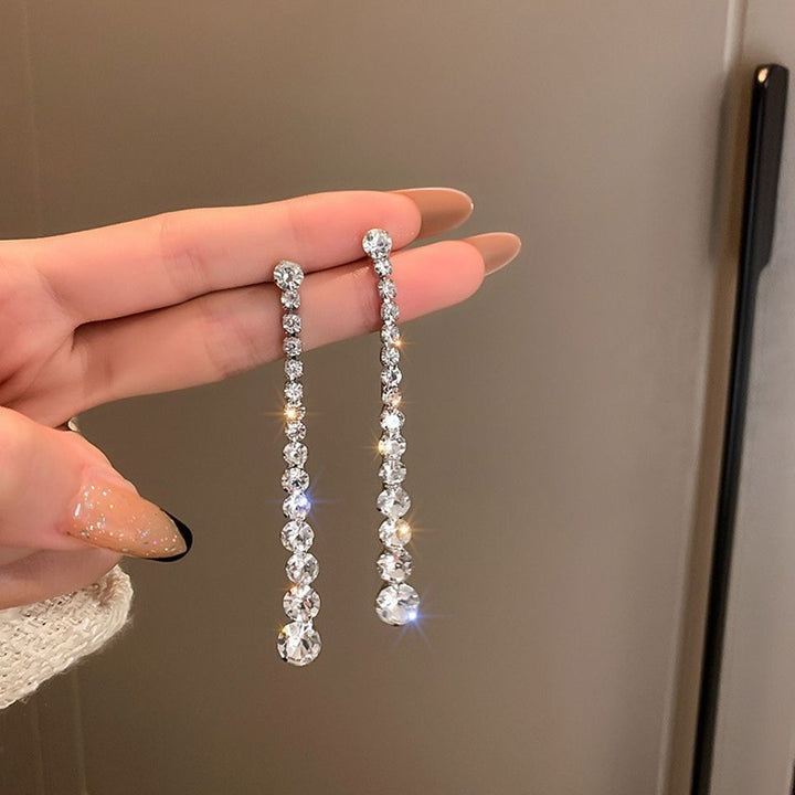 Cascade Gleam Drop Earrings