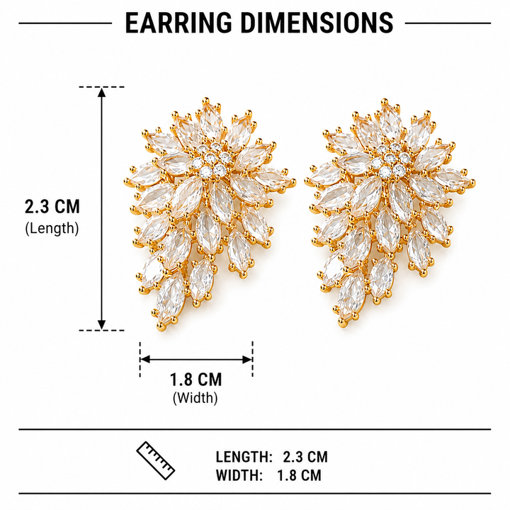Chrysanthemum Bloom Earrings