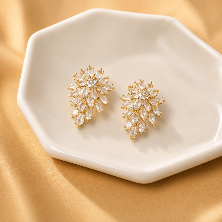 Chrysanthemum Bloom Earrings