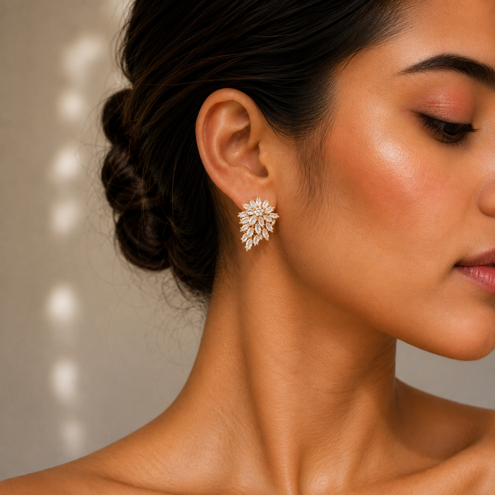 Chrysanthemum Bloom Earrings