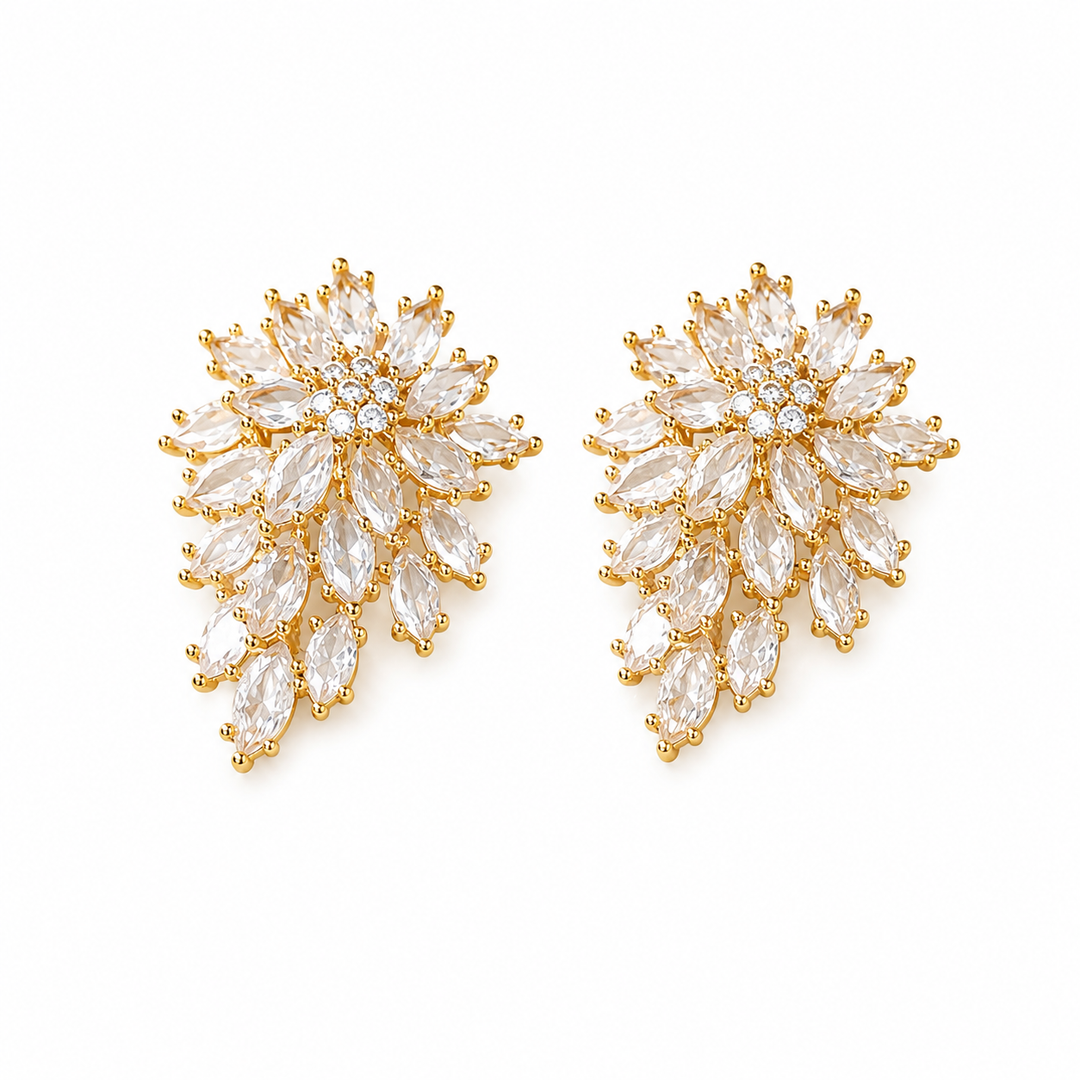 Chrysanthemum Bloom Earrings