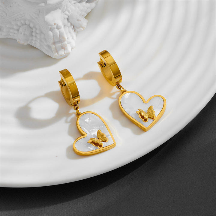 Heartflutter Butterfly Drop Earrings