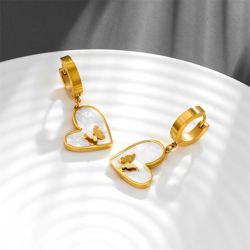 Heartflutter Butterfly Drop Earrings