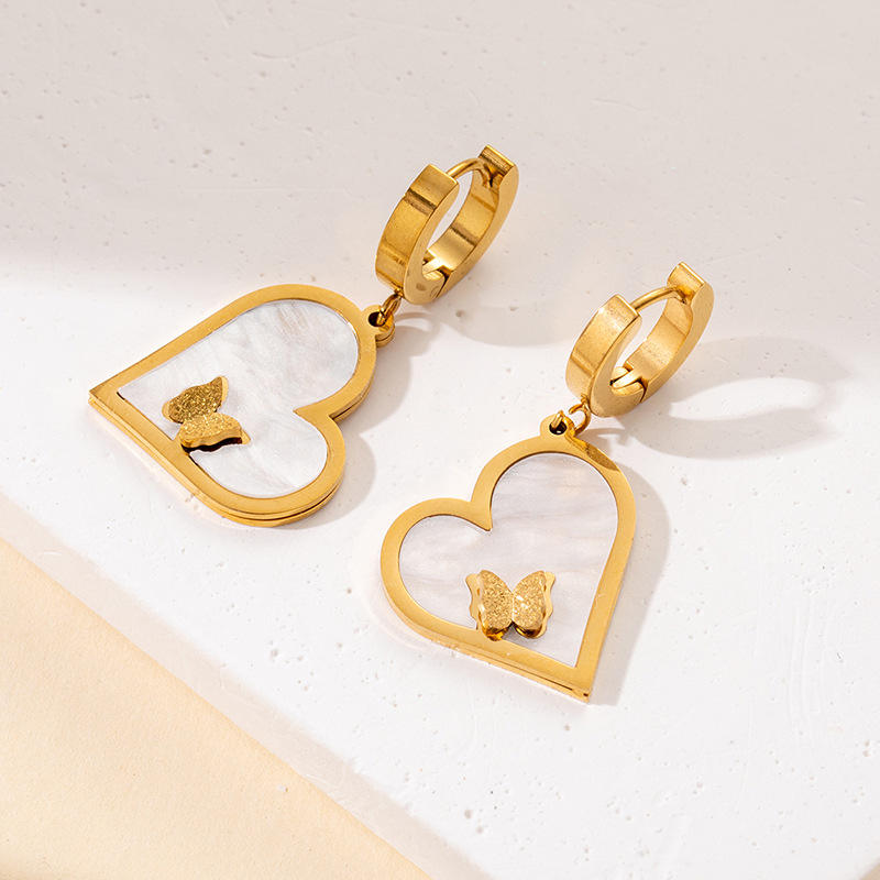 Heartflutter Butterfly Drop Earrings