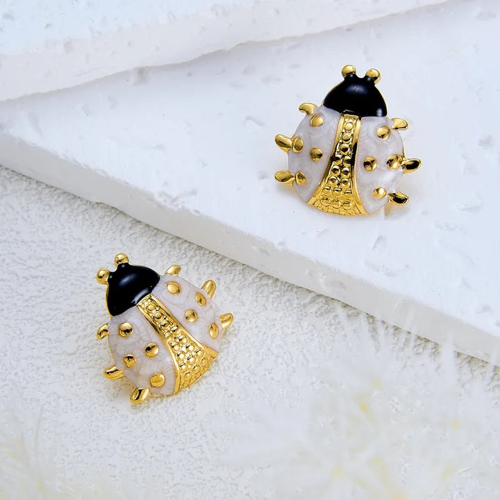 Ladybug Luxe Stud Earrings