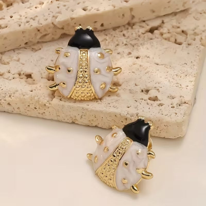 Ladybug Luxe Stud Earrings