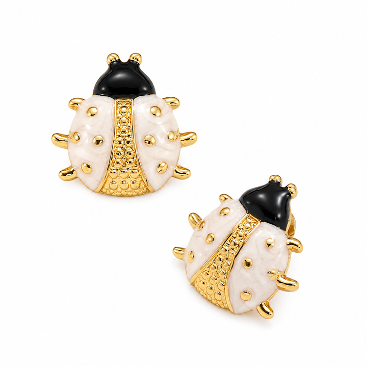 Ladybug Luxe Stud Earrings