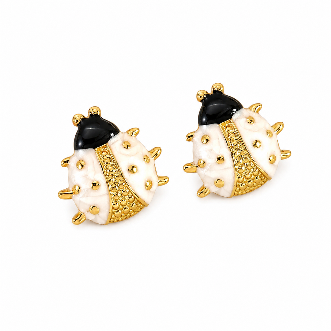 Ladybug Luxe Stud Earrings