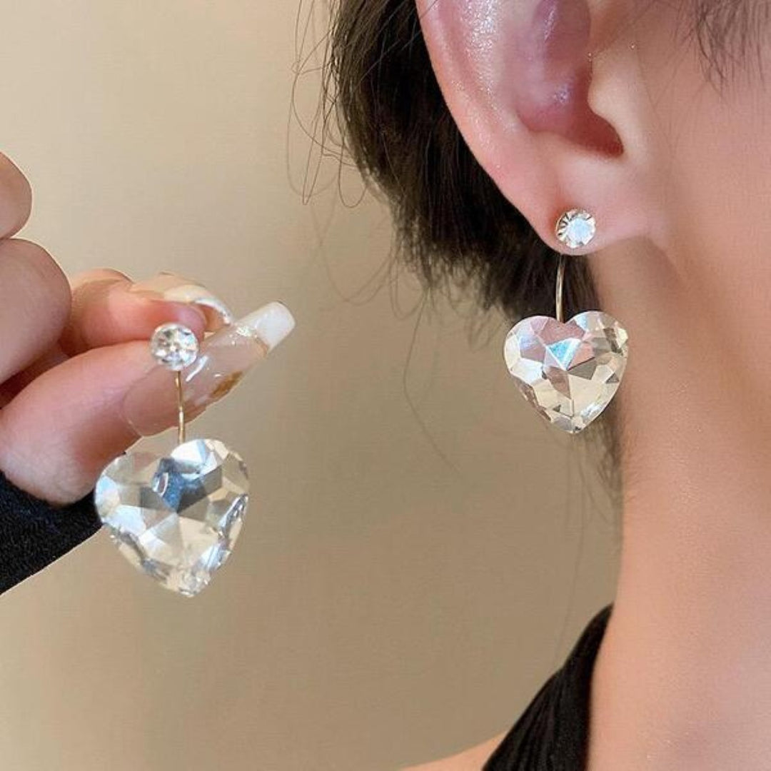 Kohinoor Heart Glow Drop Earrings