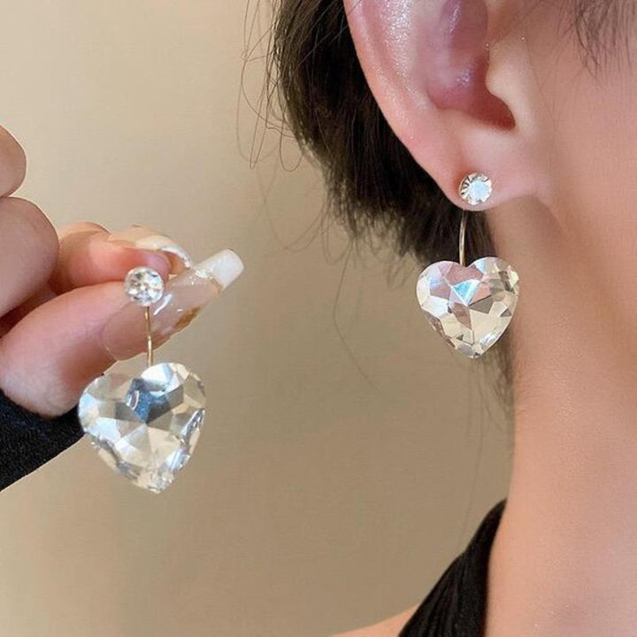 Kohinoor Heart Glow Drop Earrings