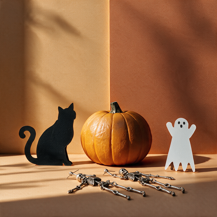 The Last Hunt Swing Skeleton Drop Earrings