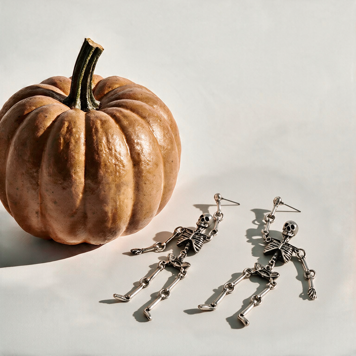 The Last Hunt Swing Skeleton Drop Earrings