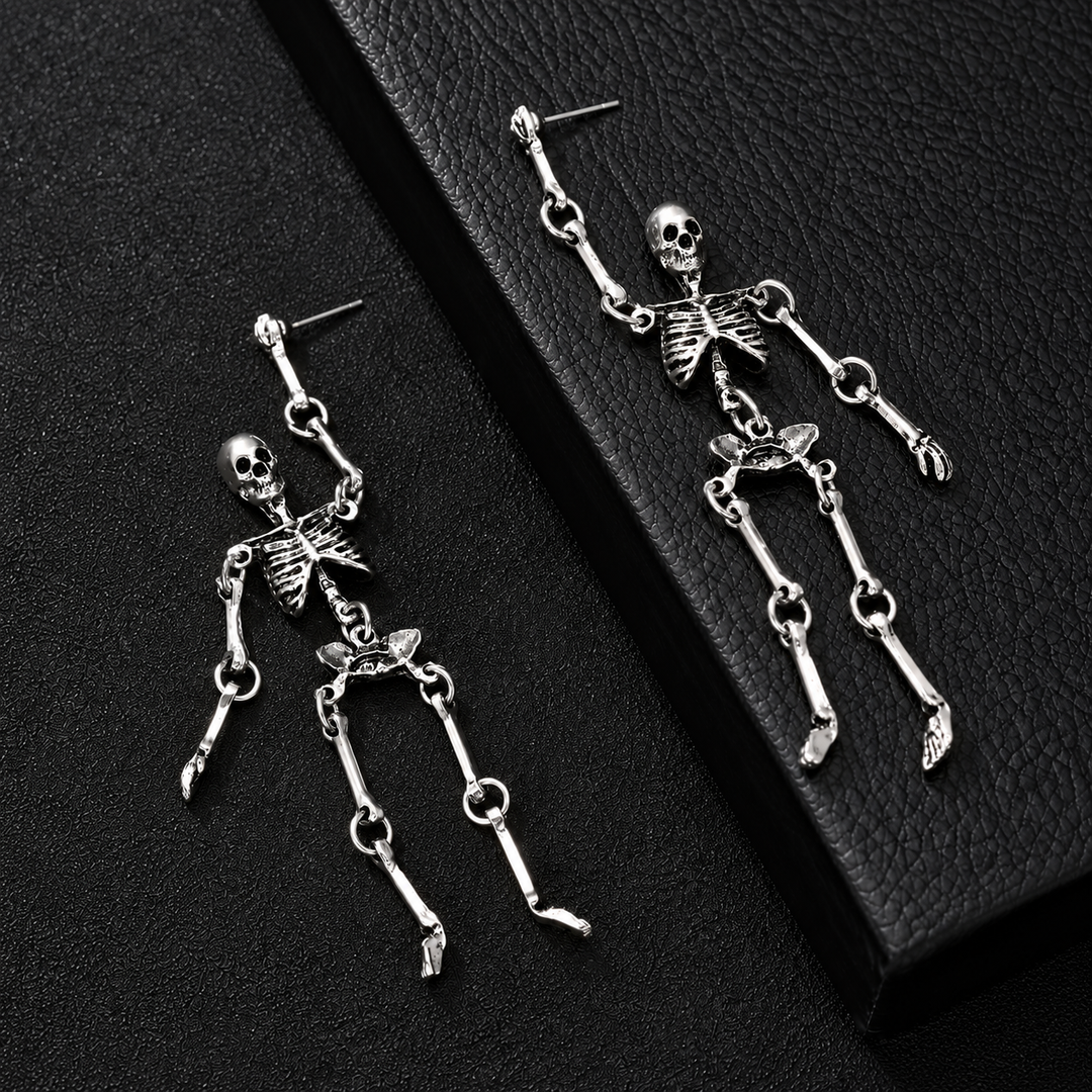 The Last Hunt Swing Skeleton Drop Earrings